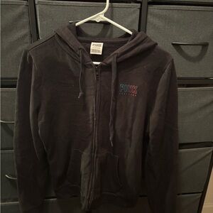 Pink Victoria's Secret Black Hoodie